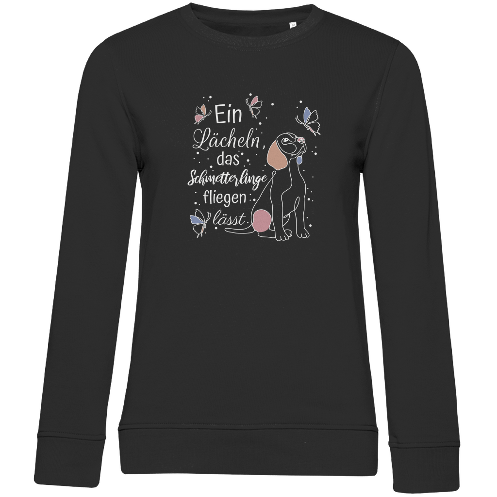 Schmetterlinge - Bio-Sweatshirt für Damen