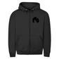 Reiten- Zipper-Hoodie Unisex | Rückendruck