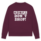 Adopt Don't Shop - Bio-Sweatshirt für Damen