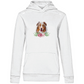 Flower Australian Shepherd - Bio-Hoodie für Damen