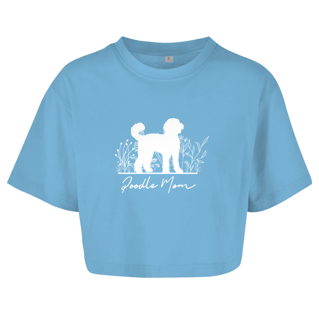 Poodle Mom - Oversize Crop Top für Damen