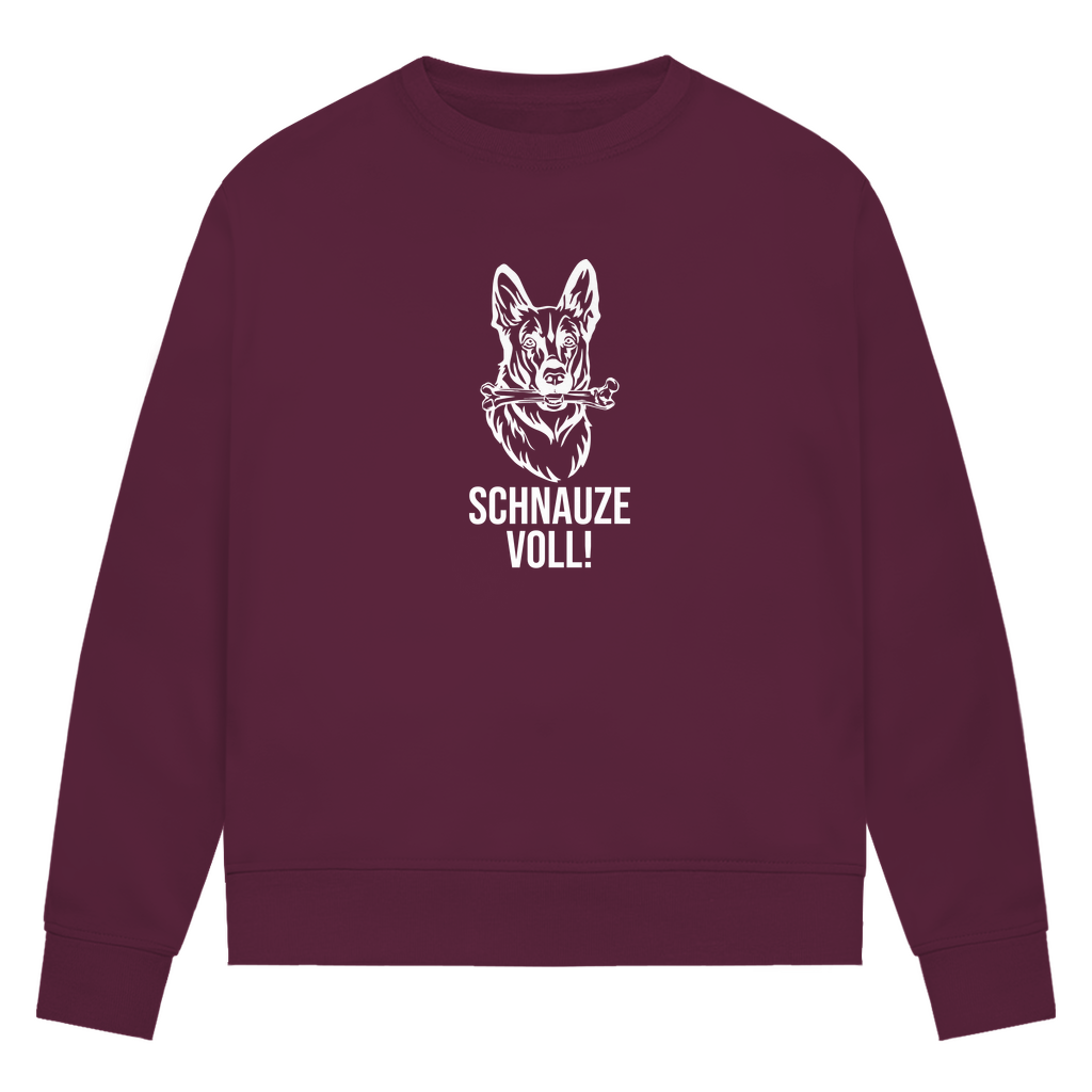 Schnauze Voll - Bio-Sweatshirt für Damen