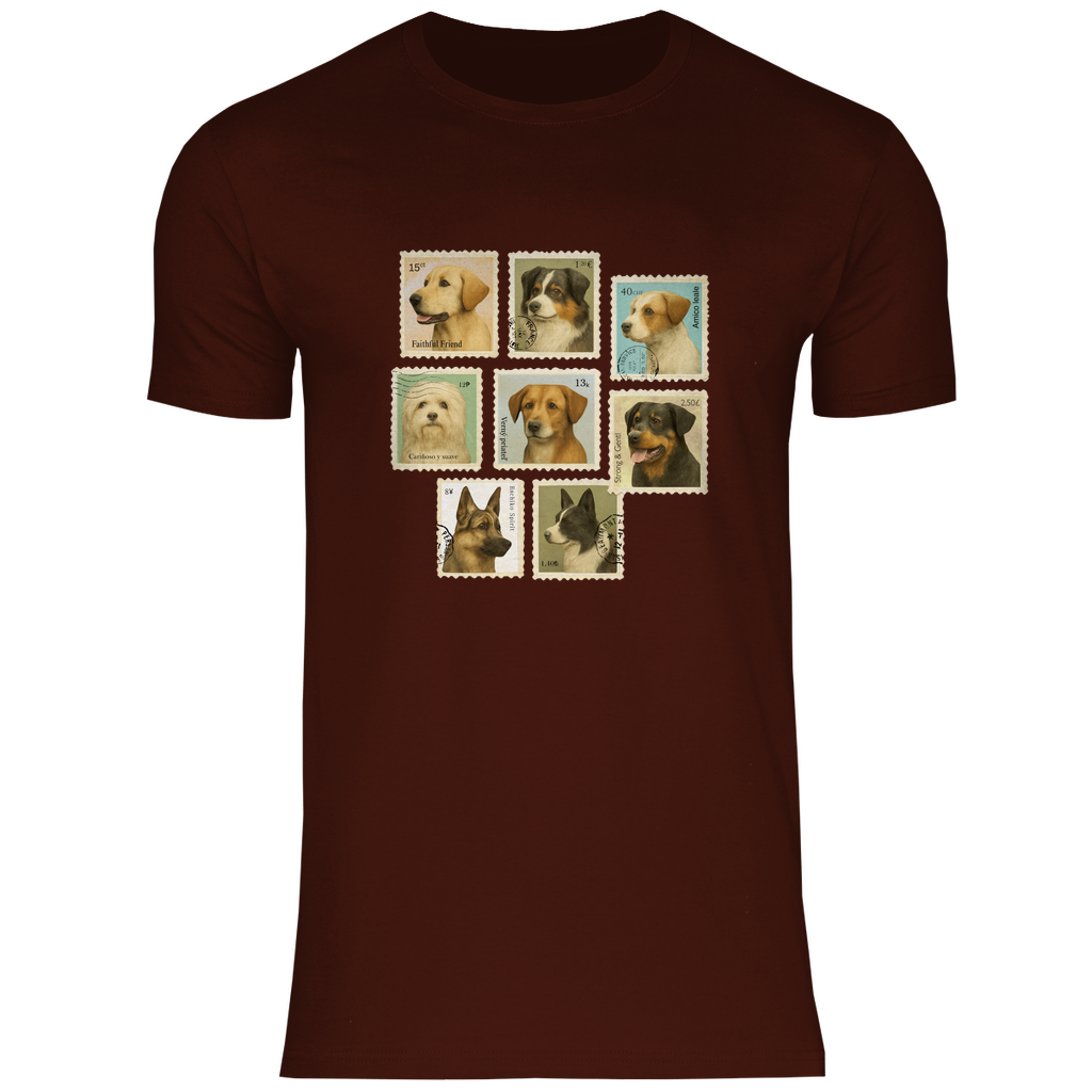 Briefmarken - T-Shirt für Herren