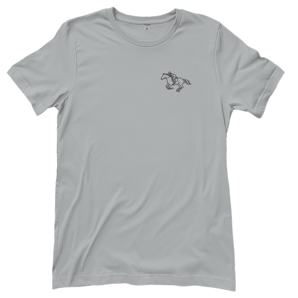 Herz & Huf - T-Shirt für Damen | Brustmotiv