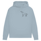 Labrador mit Herz - Bio-Hoodie für Damen