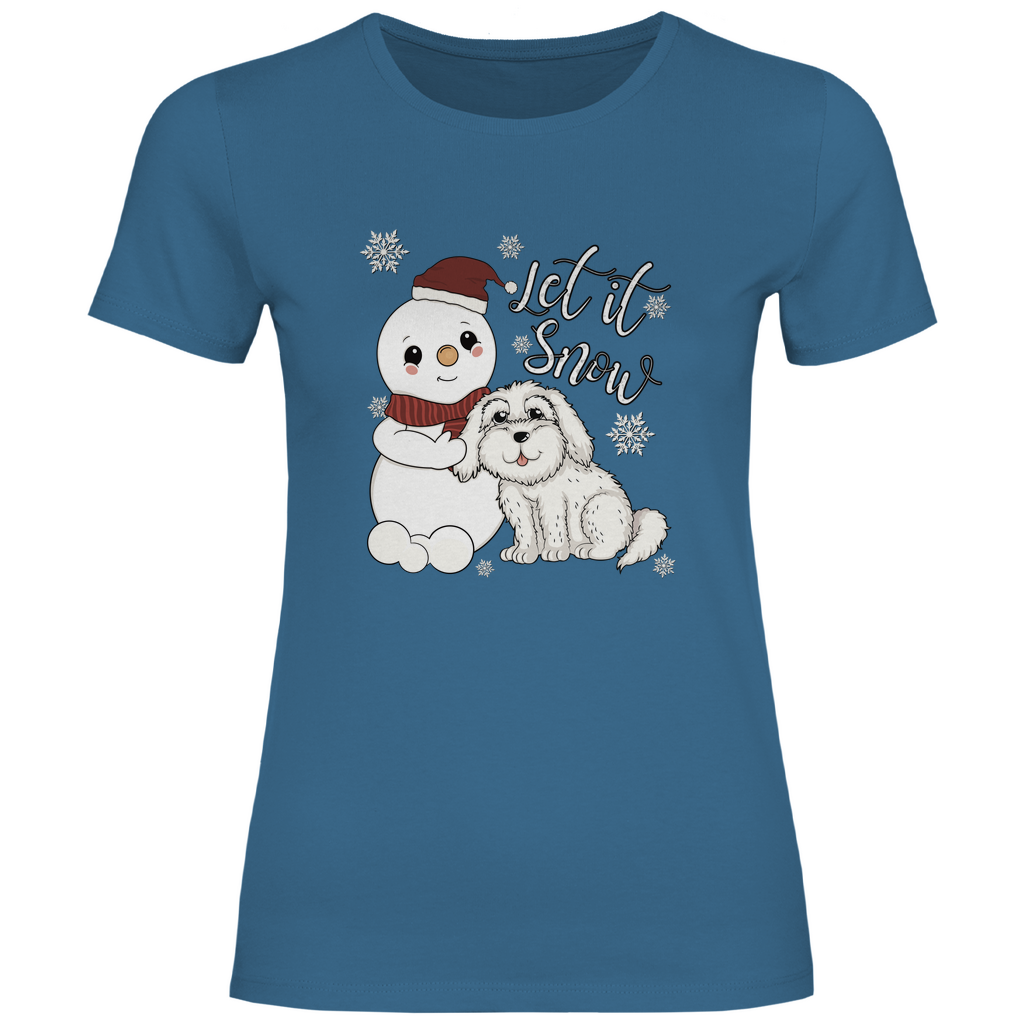 Let it snow - T-Shirt für Damen-Weihnachten