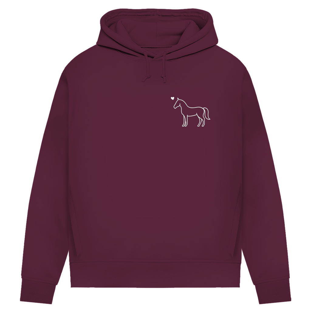 Eleganz mit Herz - Bio-Hoodie für Damen