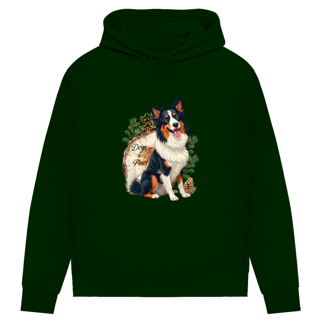 Dogs & Pines- Bio-Hoodie für Damen
