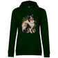 Dogs & Pines- Bio-Hoodie für Damen-Weihnachten