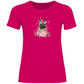 Flower Französische Bulldoge - T-Shirt für Damen