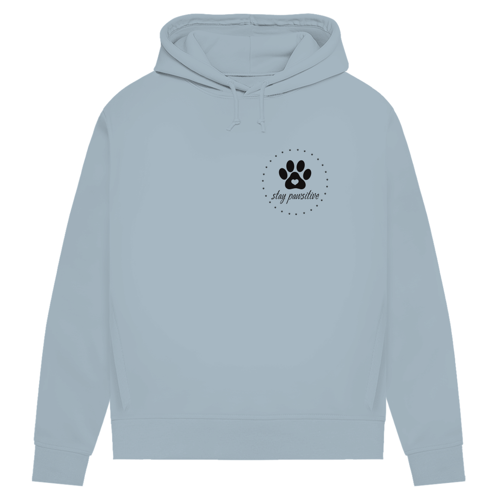 Stay Pawsitive- Bio-Hoodie für Damen