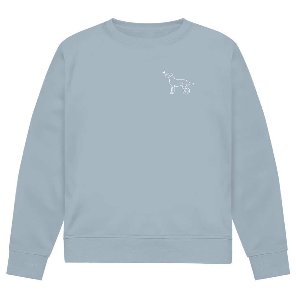 Labrador mit Herz - Bio-Sweatshirt für Herren