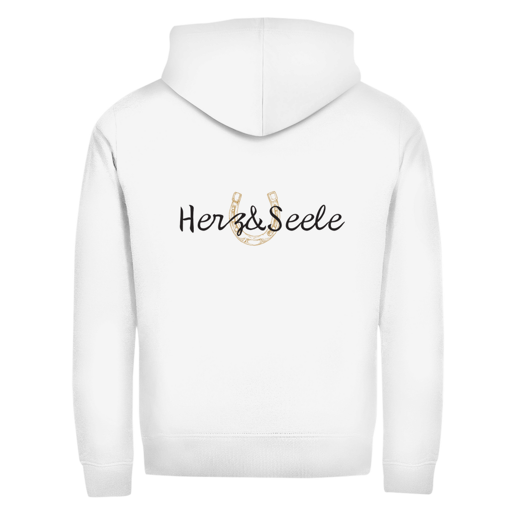 Herzensmagie - Zipper-Hoodie Unisex | Rückendruck