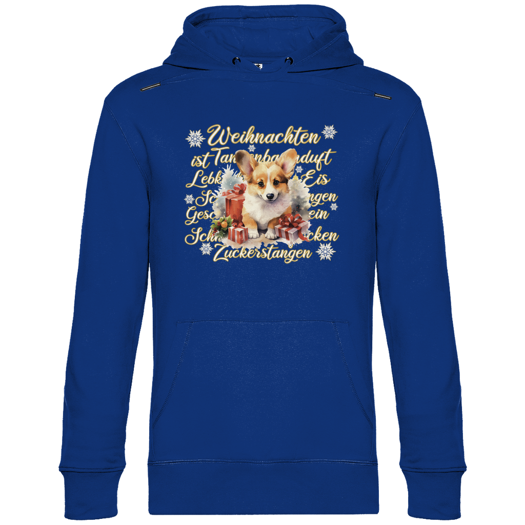 Weihnachten ist.. Corgi - Hoodie für Herren