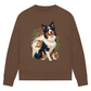 Dogs & Pines - Bio-Sweatshirt für Damen