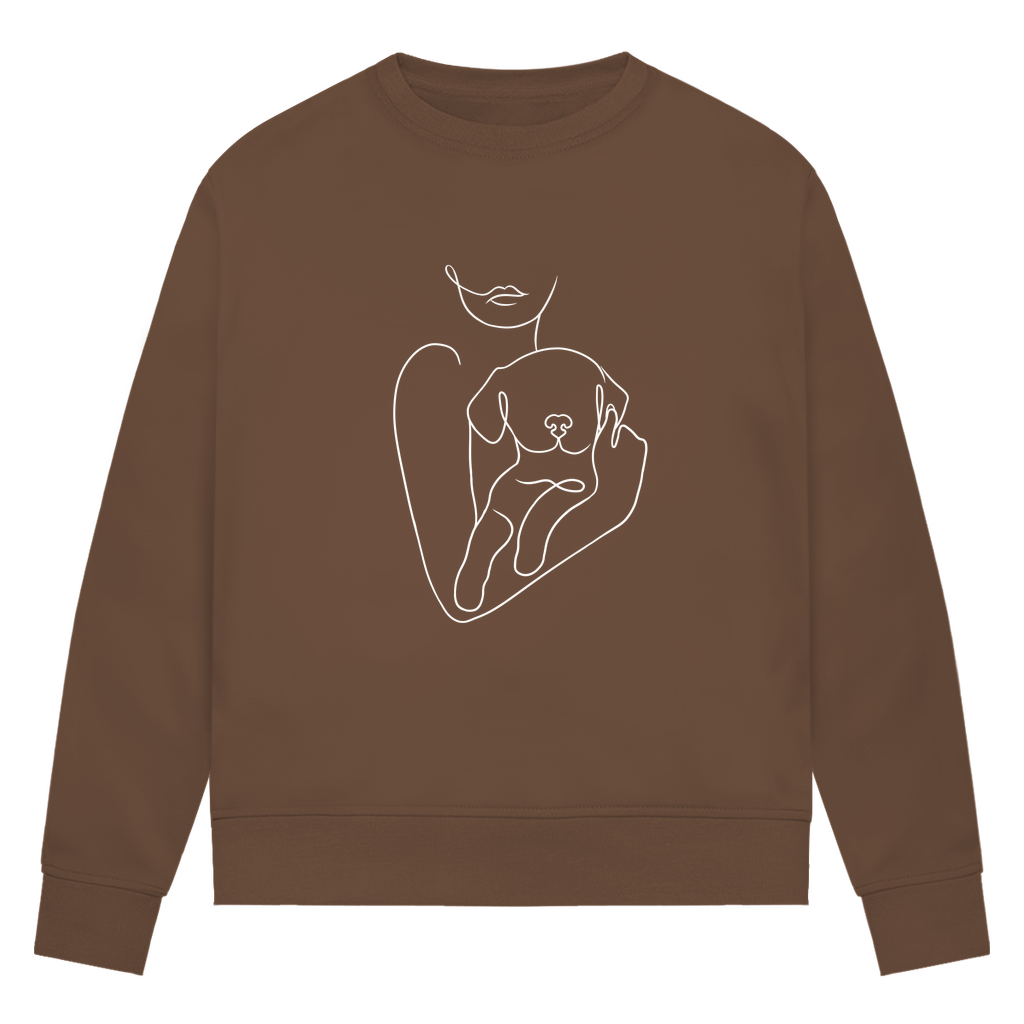 Welpenliebe - Bio-Sweatshirt für Damen