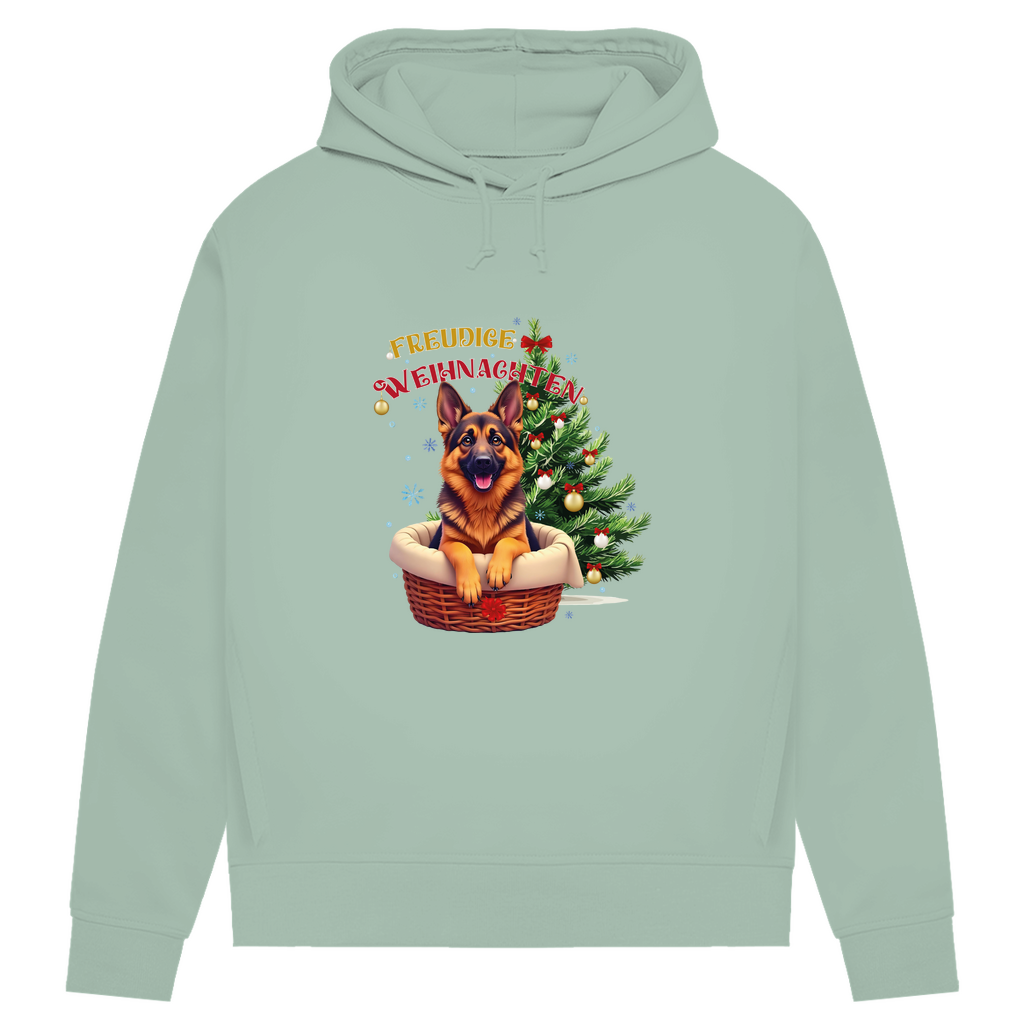 Freudige Weihnachten- Bio-Hoodie für Damen