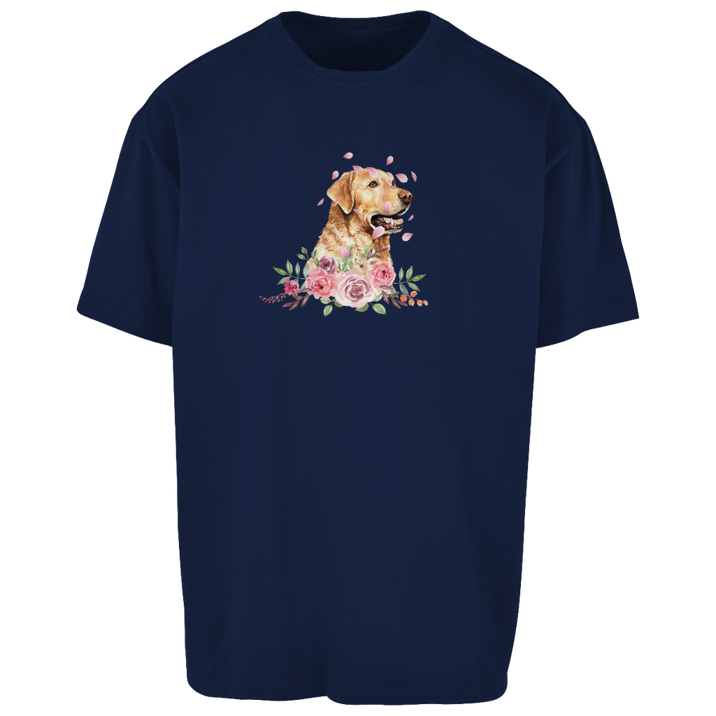 Flower Labrador - Oversize T-Shirt Unisex