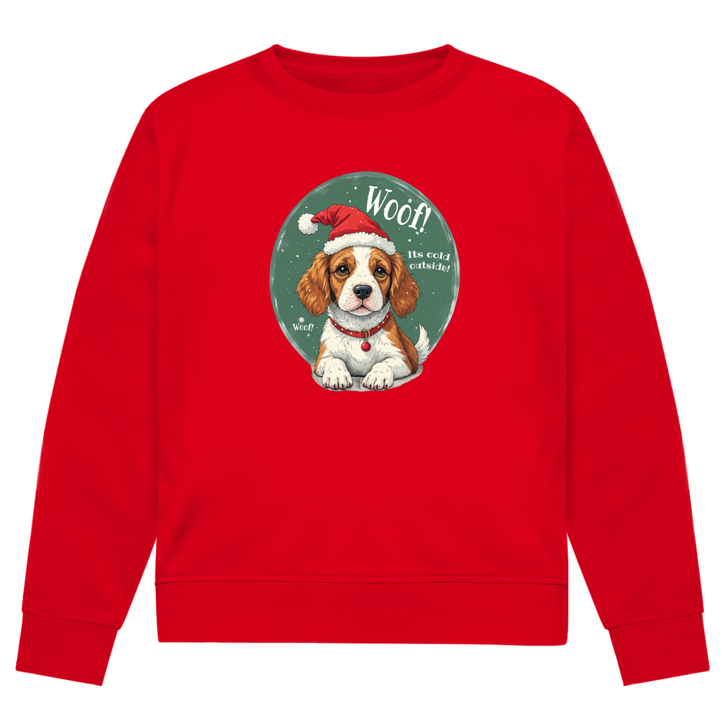 Wuff und Weihnachten - Bio-Sweatshirt für Herren