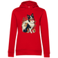 Dogs & Pines- Bio-Hoodie für Damen-Weihnachten