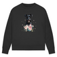 Flower Schnauzer - Bio-Sweatshirt für Damen