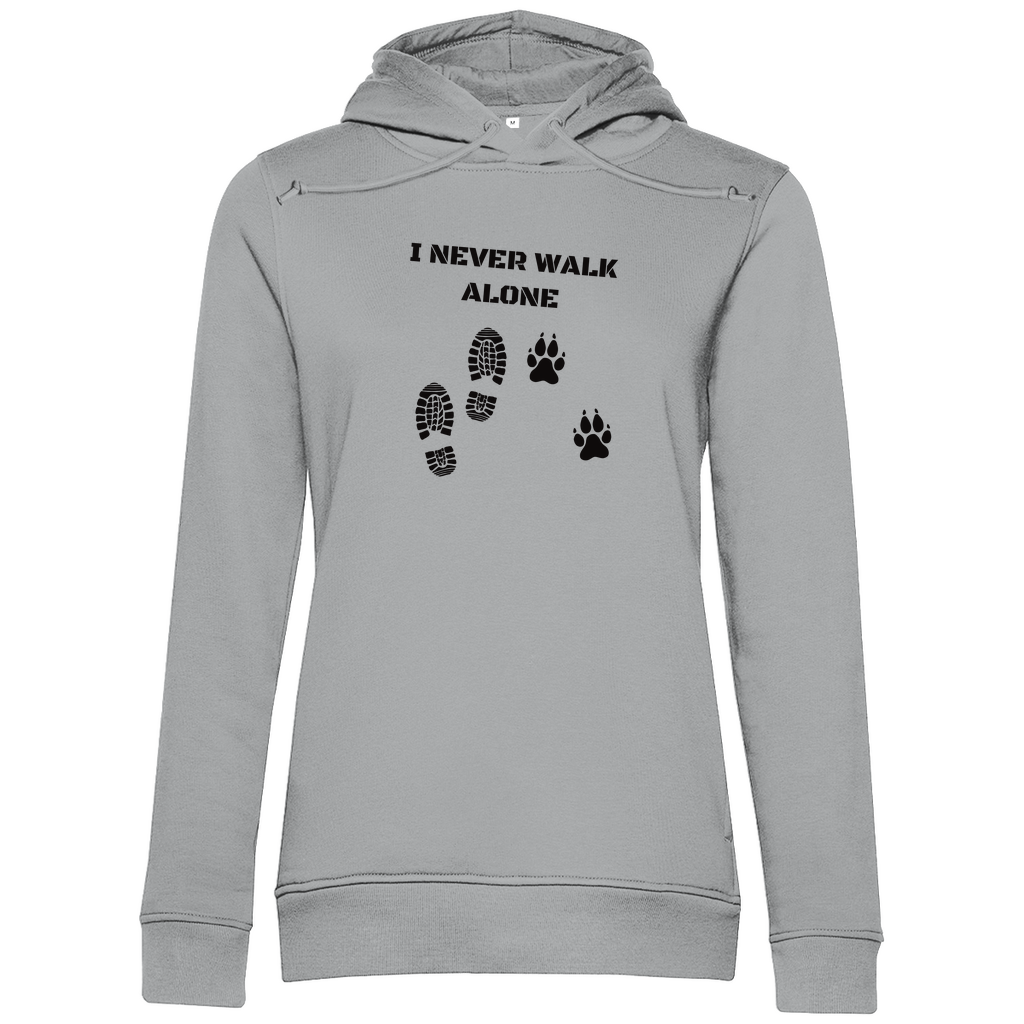 I Never Walk Alone - Bio-Hoodie für Damen