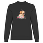 Flower Labrador - Sweatshirt für Damen