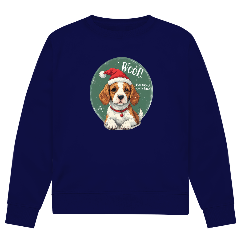 Wuff und Weihnachten - Bio-Sweatshirt für Herren