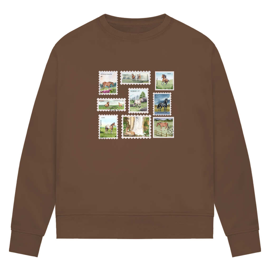 Pferdepost - Bio-Sweatshirt für Damen