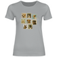 Briefmarken - T-Shirt für Damen