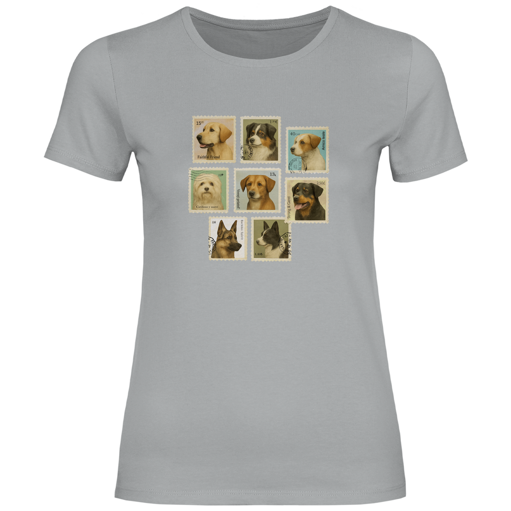 Briefmarken - T-Shirt für Damen