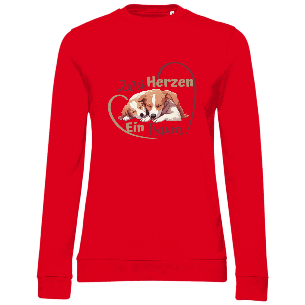 Zwei Herzen - Sweatshirt für Damen