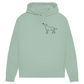 Labrador mit Herz - Bio-Hoodie für Damen