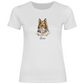 Flower Sheltie - T-Shirt für Damen - Dein Wunschtext