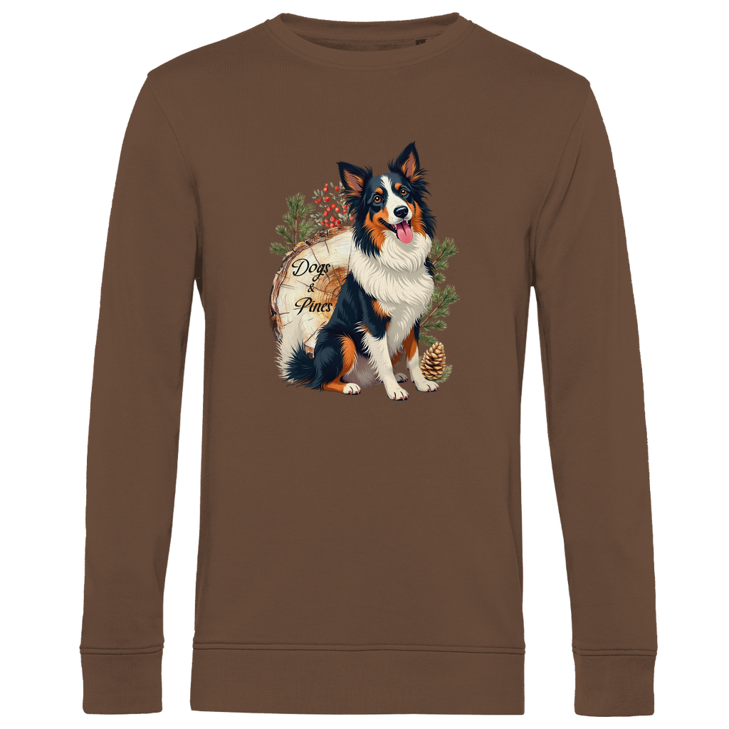 Dogs & Pines - Bio-Sweatshirt für Herren-Weihnachten