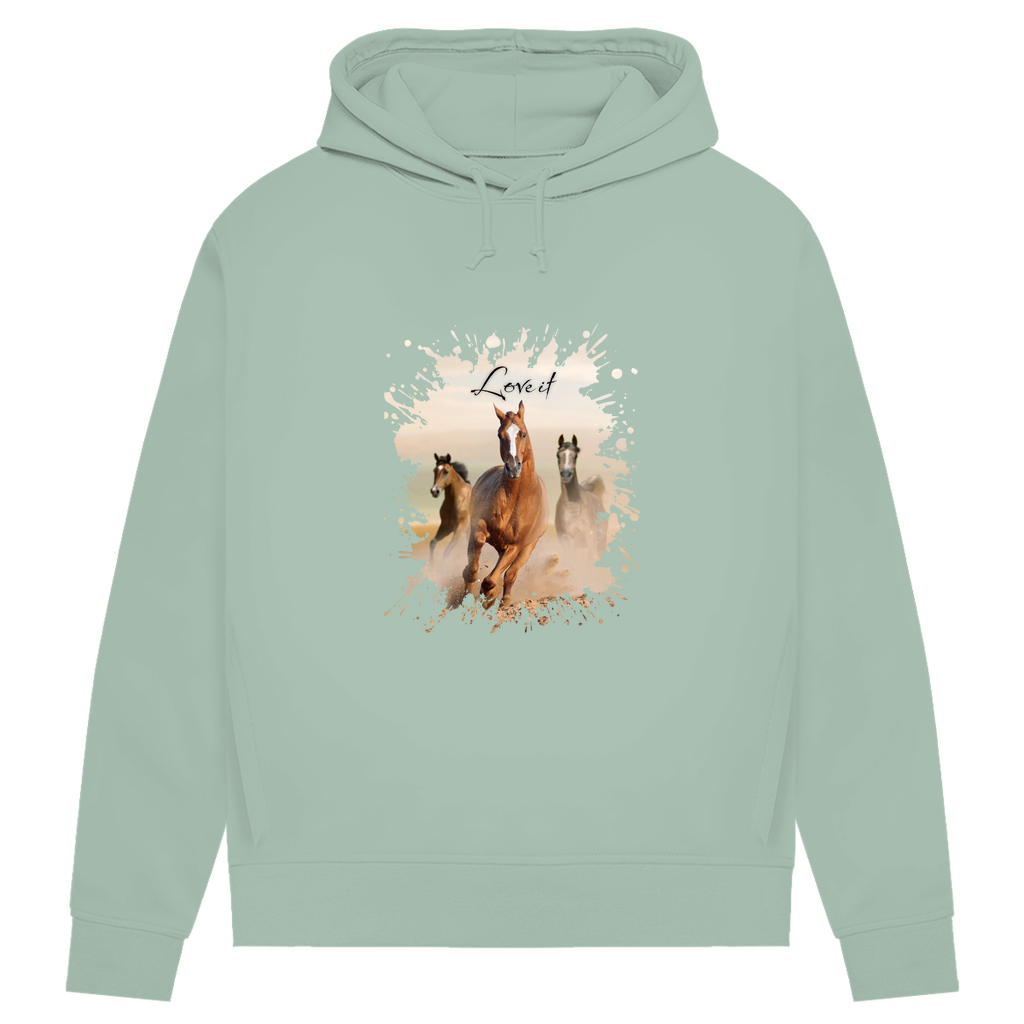 Pferdepower - Bio-Hoodie für Damen