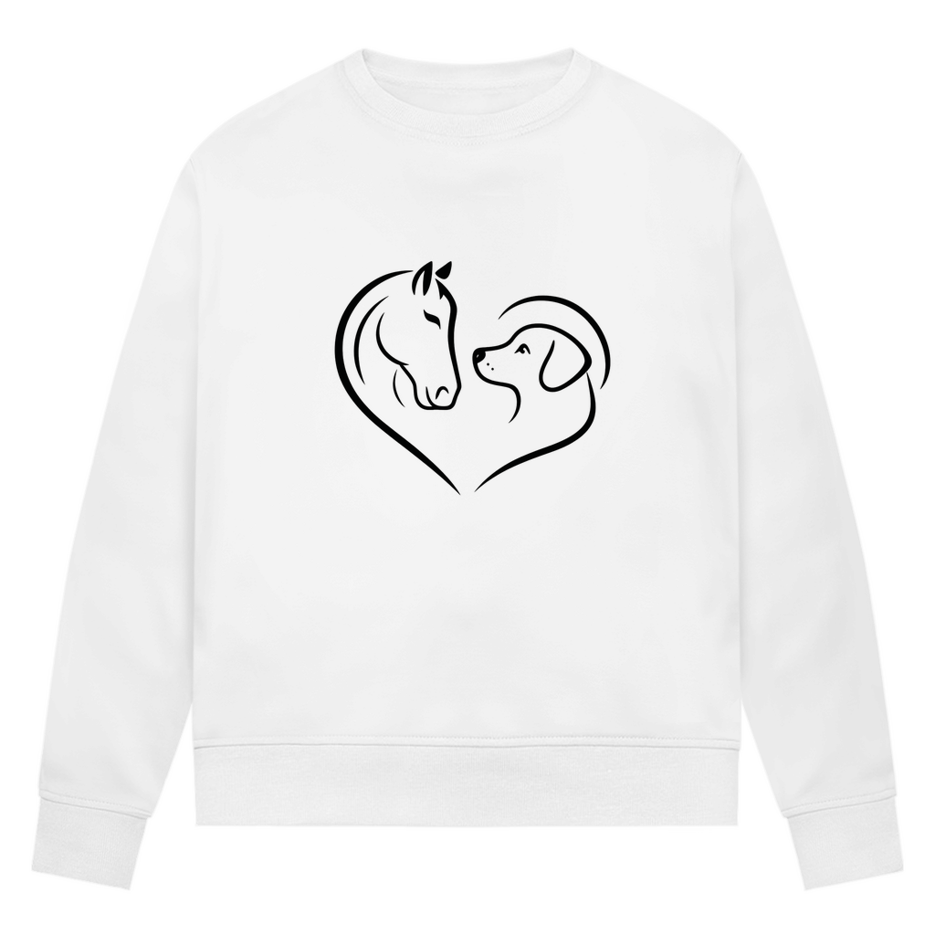 Herzensfreunde - Bio-Sweatshirt für Damen