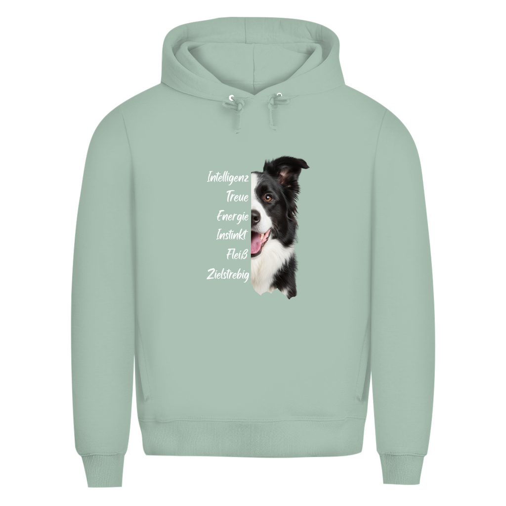 Border Collie - Bio-Hoodie für Herren