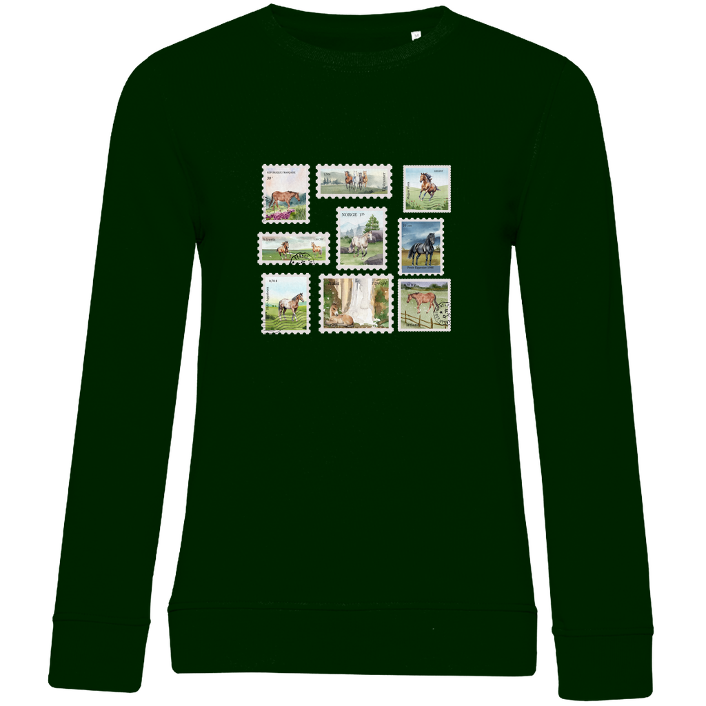 Pferdepost - Bio-Sweatshirt für Damen