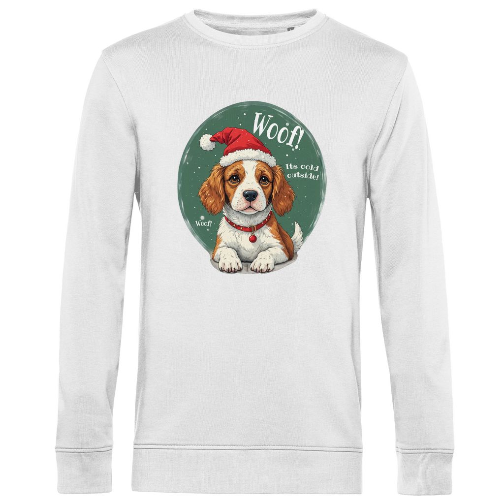 Wuff und Weihnachten - Bio-Sweatshirt für Herren-Weihnachten