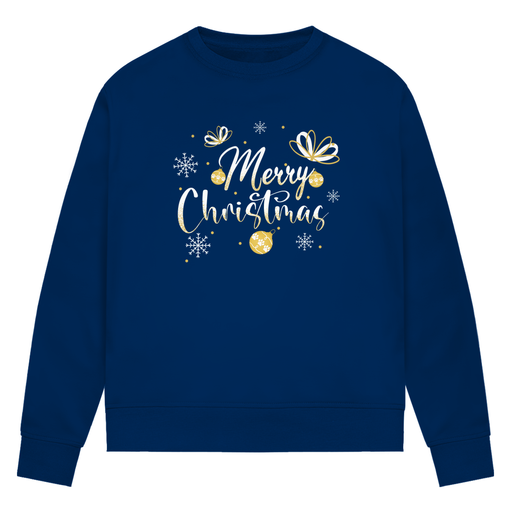 Merry Christmas - Bio -Sweatshirt für Damen