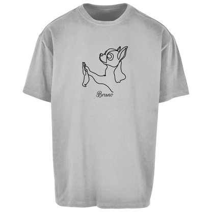 Chihuahua Team - Oversize T-Shirt - Unisex - Dein Wunschtext