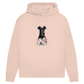 Flower Schnauzer - Bio-Hoodie für Damen