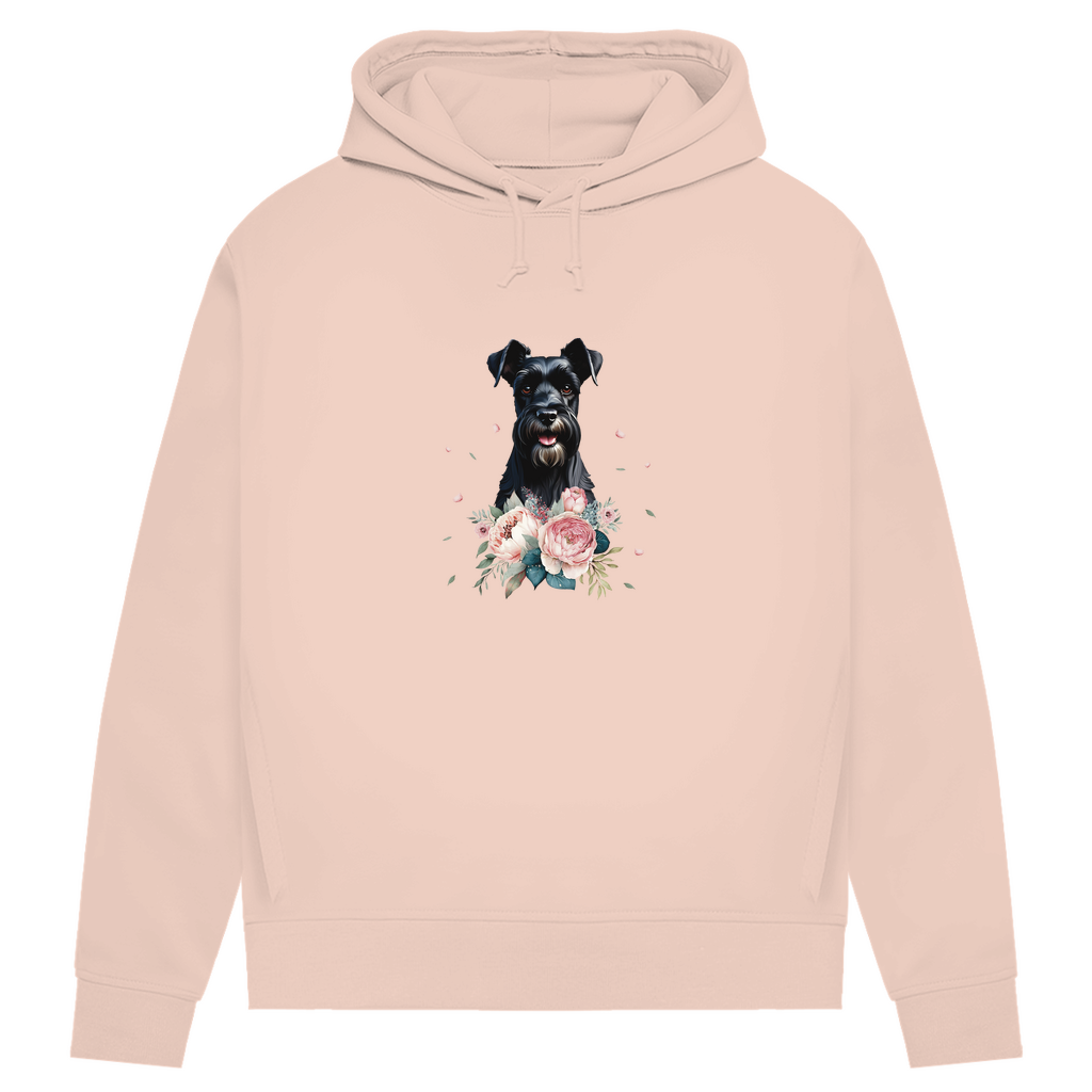 Flower Schnauzer - Bio-Hoodie für Damen