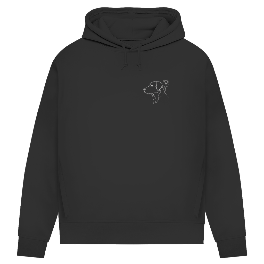 Paw & Flower Vibes - Bio-Hoodie für Damen