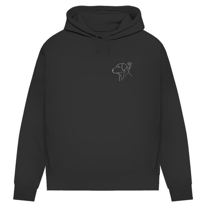 Paw & Flower Vibes - Bio-Hoodie für Damen