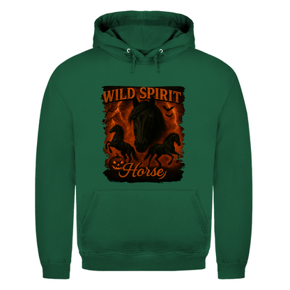 Black & Fire Horse - Hoodie Unisex
