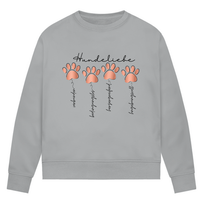 Hundeliebe - Bio-Sweatshirt für Damen