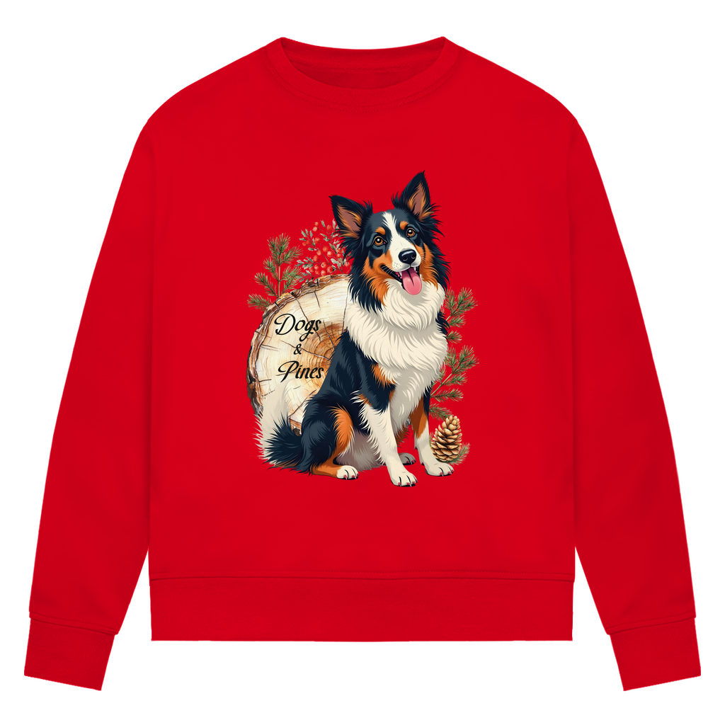 Dogs & Pines - Bio-Sweatshirt für Damen