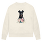 Flower Schnauzer - Bio-Sweatshirt für Damen